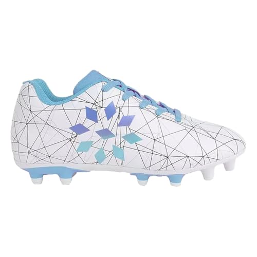 RIP IT Girls' Soccer Cleat - 2 - White/Teal