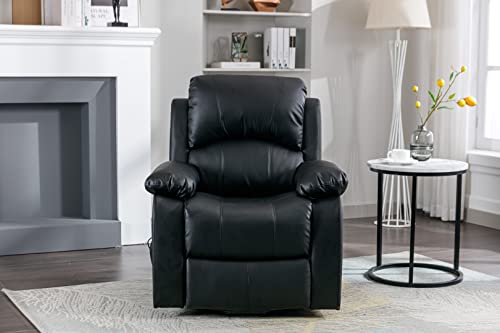 Astan Hogar Sillón Relax con Función Auto-Ayuda (Levanta Personas), Reclinación Eléctrica, Masaje Y Termoterapia, Modelo Ramón AH-AR30930NG, Negro, - imagen 7