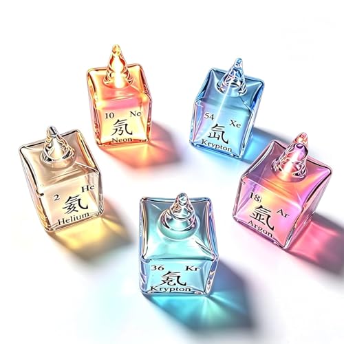 Cubes de gaz nobles He Ne Ar Kr Xe, le cadeau idéal pour enseignants et amateurs de sciences