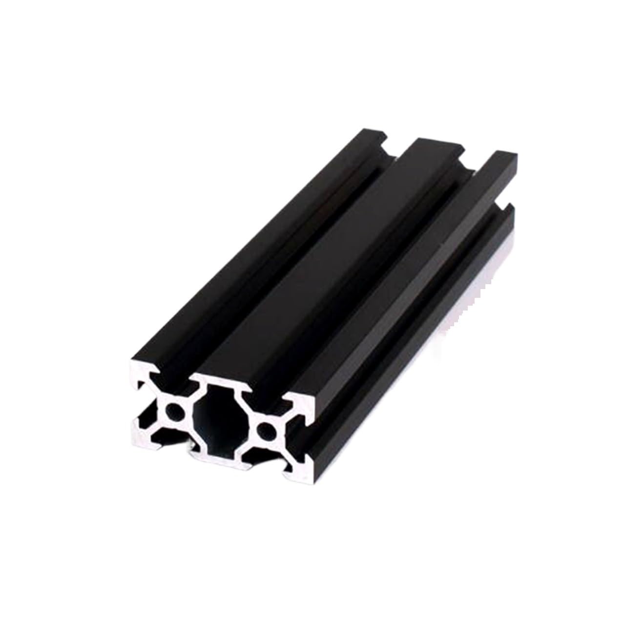 Guida lineare con scanalatura a V nera 2040 standard europeo for estrusione di profili in alluminio da 100-800 mm for stampante 3D CNC(400mm)