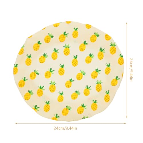 Couvercle de bol réutilisable en coton lavable avec élastique ajustement sûr