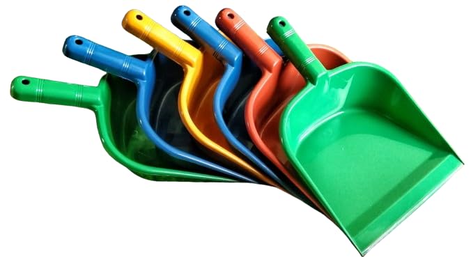 Zone Marketing Multicolour Plastic Small Size Dustpan with Handle, Dust Collector Pan, Supadi, Floor Brooming Dustpan for Home Cleaning, Multipurpose Dust Pan for Home & Office (Pack of 6) (B0CZ7BJGN4) Amazon Price History, Amazon Price Tracker