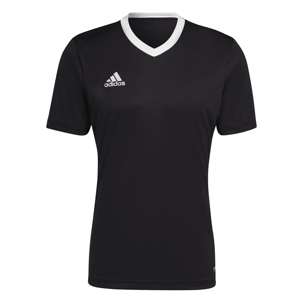 Adidas Men's Black Entrada 22 Short Sleeve Jersey Top in Size XL, Sports Direct