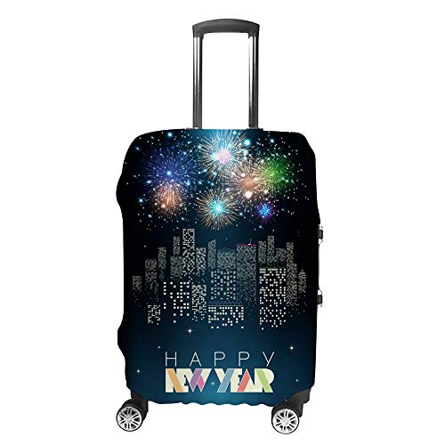 Housse Voyage Happy New Year - Cadeau Idéal pour Protéger les Bagages des Voyageurs