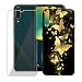 Produktbild CXKJ Handyhülle für Wiko View 4 Lite (6.52 Zoll) Silikon Hülle + Schutzfolie,Schwarz TPU Weiche Ultra-dünne Schutzhülle,Bumper Case Handyhülle mit 9H Gehärtetes Glas Film - CX25
