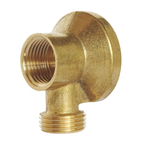 SOMATHERM FOR YOU, Applique murale en laiton brut pour robinet de puisage - Raccord Mâle-Femelle...