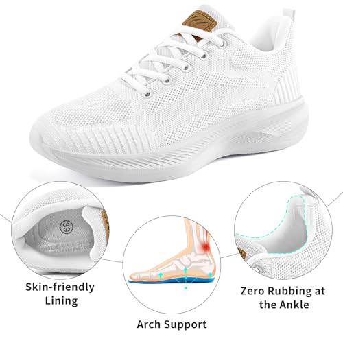 Women Sneakers Walking Shoes: Comfortable Breathable Tennis Shoes for Athletic Sports - Non Slip Sneaker for Running4