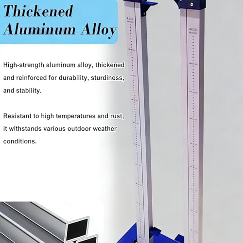 Estándares altos de salto de 30 a 230 cm, equipo de campo ajustable con base estable y ruedas, acabado duradero con recubrimiento en polvo para competiciones escolares
