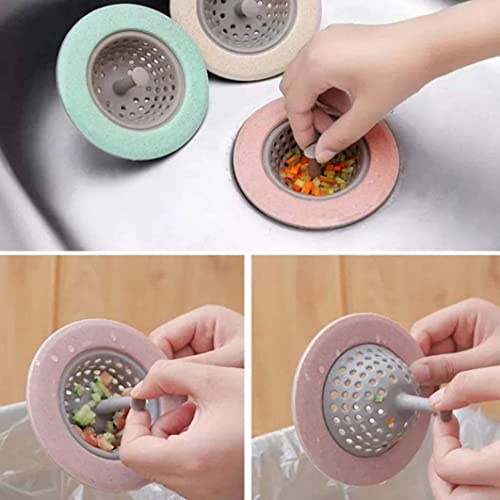 Filtro flexible de silicona para fregadero, 4 piezas miniatura 4
