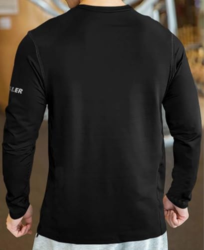 Image of AUSK Men Polyester Tshirt || Mens Full Sleeve Sports Regular Fit T-Shirt