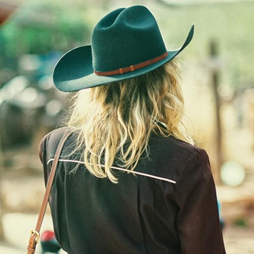 Image of Gamboa Hat Bands for Cowboy and Cowgirl Western Accesories for Men and Women Leather Style Hat Belt Band