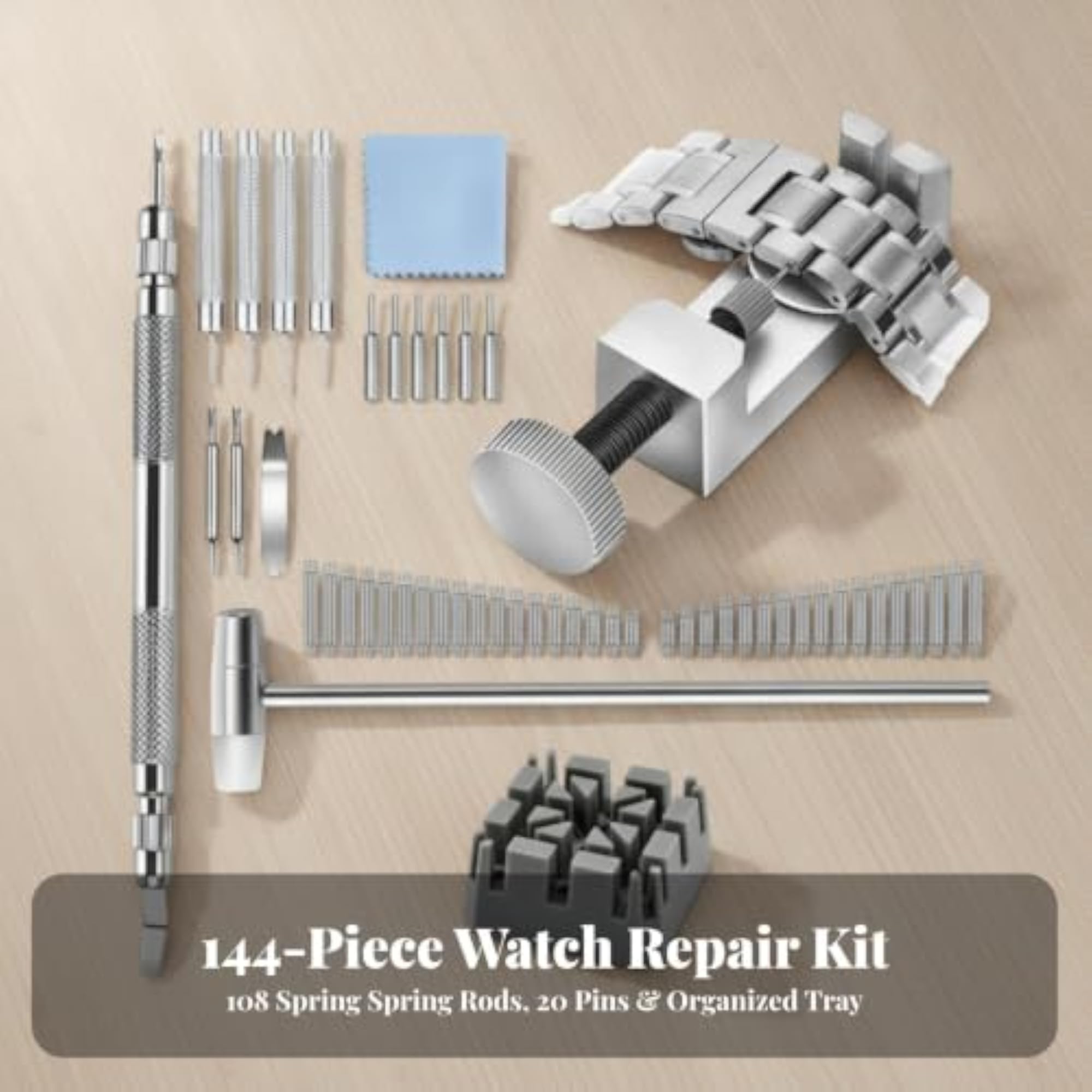 Sturdy Timepiece Band Adjustment Tool Kit