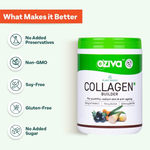 OZiva-Plant-Based-Collagen-Builder-250g-Collagen-Powder-for-Skin-Glow-Anti-Ageing-with-Silica-Vitamin-C-Biotin-Collagen-Type-II-Synthesis-Certified-Vegan