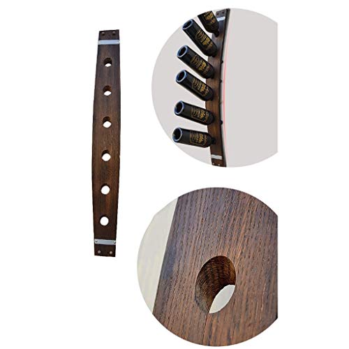 Soporte para 6 botellas de vino de madera apilable miniatura 4