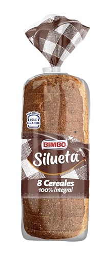 Bimbo Silueta - Pan Familiar 8 Cereales con Corteza 22 rebanadas, 650 g