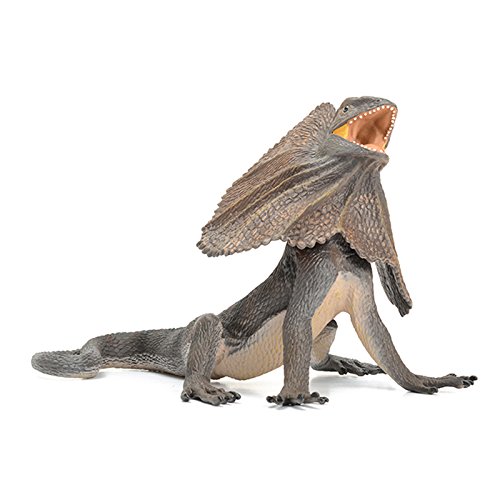 Lagarto Frilled Safari Ltd figura de reptil a escala para coleccionistas 5