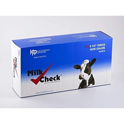 Milk Check 6.5" Disk Filter Non-Gauze (300 Filters) - Since 1944 Cover