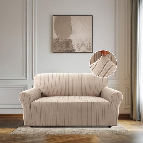 BellaHills Elastische Sofabezug, High Stretch Couchbezug Sofaschoner rutschfest für Hunde Haustiere