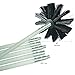 Deflecto DVBRUSH12K/6 Dryer Duct Cleaning Kit, Lint Remover, Extends up to 12 Feet, Synthetic Brush Head, Use with or without a Power Drill
