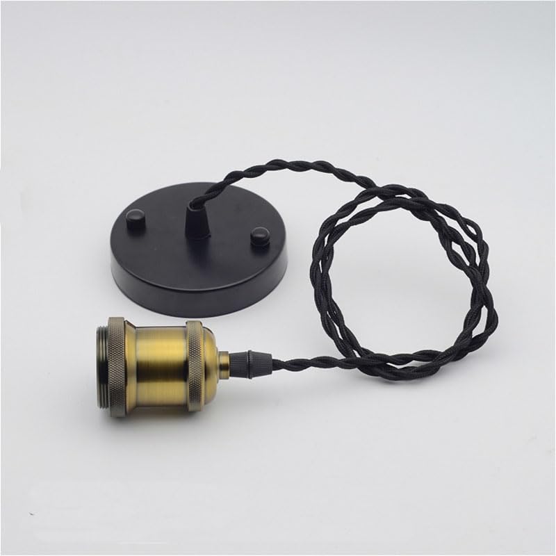 Aluminum Light E27 Lamp holder for 110V 220V led Incandescent bulb Vintage Retro decor hanging Lamp for home room - (Color: type 4; Base Type: E27)