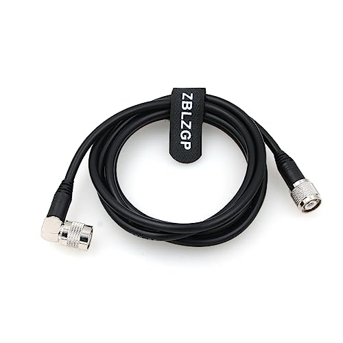 Câble coaxial TNC mâle vers TNC mâle coudé RG58 de 2 mètres