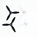 Penivo 4pcs/Set Nylon plástico hélices Accesorios Rotor para Loro Bebop 2 Drone Quadcopter Piezas Principales Hojas de Negro y Blanco