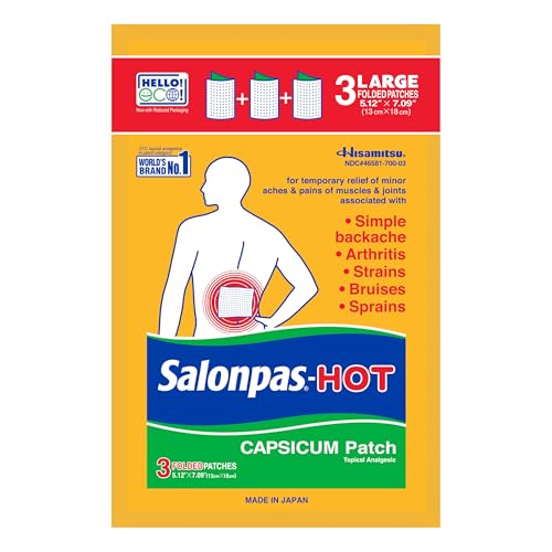 Salonpas HOT Capsicum Patch 36 Count