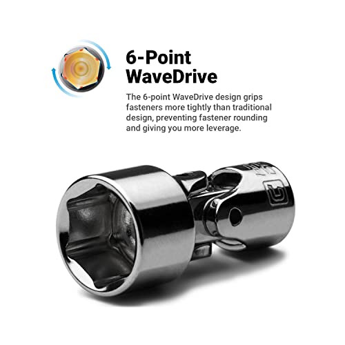 Capri 84738 Tools 10 Mm Universal Socket, 1/4-Inch Drive, 6-Point, Metric #TOP3