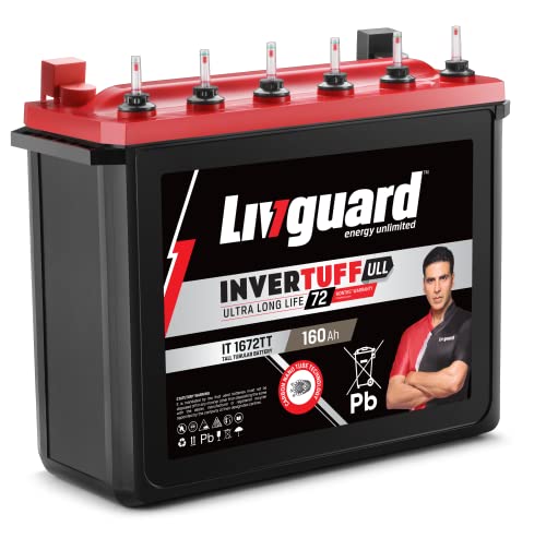 Image of Livguard IT 1672TT |Tall Tubular Inverter Battery |160 Ah |72 Months Warranty | Reliable Backup for Home, Office and Shop