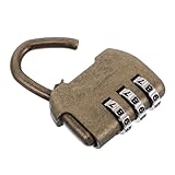 Utilisations multiples : idéal pour sécuriser bagages, sacs et autres effets personnels, offrant une sécurité flexible et fiable. cadenas à combinaison, petit cadenas