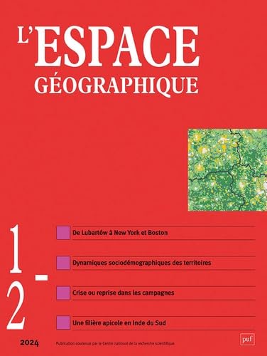 Espace géographique n° 1/2-2024