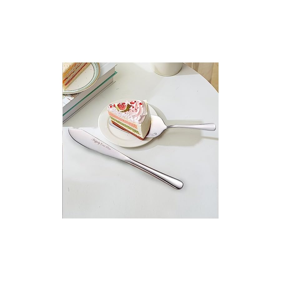 Wedding-Cake-Knife-and-Server-Set-Cake-Cutting-Set-for-Wedding-Cake-Cutter-Set-for-Wedding-Engagement-Gifts-for-Couples-Silver iooiluxry Wedding Cake Knife and Server Set, Cake Cutting Set for Wedding, Cake Cutter Set for Wedding Engagement Gifts for Couples (Silver)