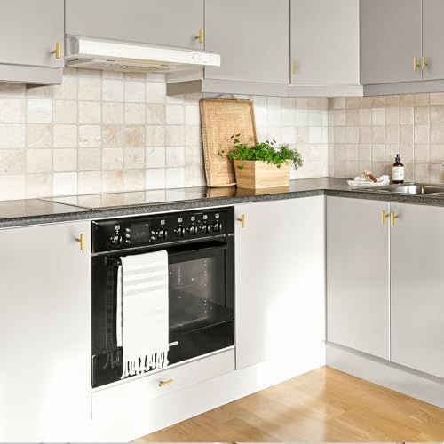 HOME EDIT 10 Pack Gold Cabinet Knobs 2 Inch - Brushed Brass Drawer Knobs Single Hole Gold T Bar Hardware Drawer Pulls for Kitchen Cabinets and Dressers - Image 5