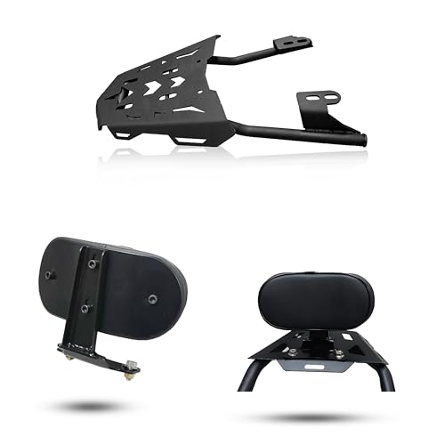 Image of Top Plate with Backrest Adjustable and Removable Support Compatible with Bajaj Pulsar N160 BS6
