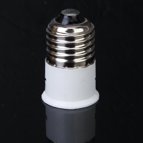 Image of Plastic Bulb Holder 1 Socket Enlarger Adapter (White)Pack of 1
