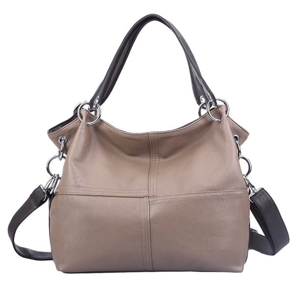 zorzel Women Messenger Bag, Leather Shoulder Tote Bag, Adjustable Strap Zipper Closure Bag - MultiColor-picture-40