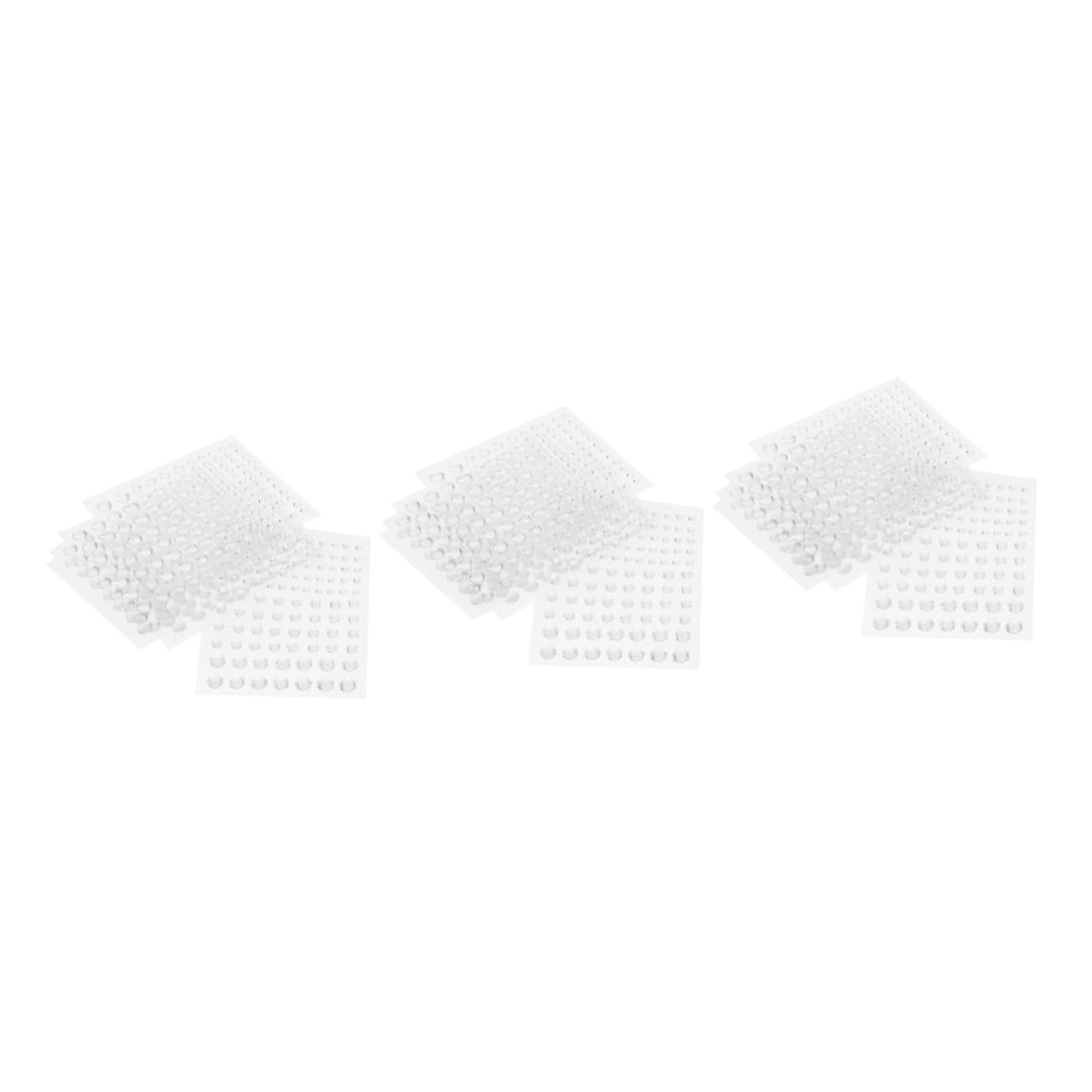 Autocollants gouttes eau transparentes 3D effet rosée pour scrapbooking