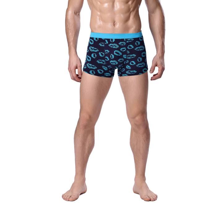 panteasy Lips Printed Cotton Modal Men's Trunk Underwear-picture-44
