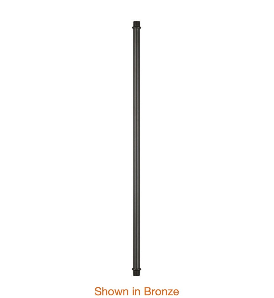 Photo 1 of 6 PACK WAC Lighting R48-BK Extension Rod for Suspension Kit