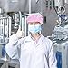 Operitacx Anti-Static Working Cap Breathable Mesh Pink Dustproof Hat for Electronics and Food Industry Workshop Safety