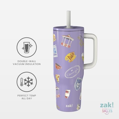 Image of Zak Designs Gilmore Girls 30 oz Spill-Proof Insulated Travel Tumbler