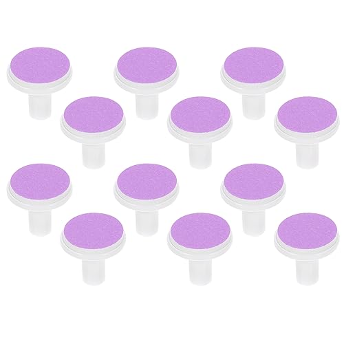 Veemoon 12pcs Electric Nail Grinding Heads for Boys and Girls Nail Clippers File Pad Refill Child Grinder Parts