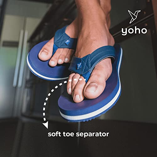 Image of YOHO OAK's Big Size Slipper for Big Feet Mens |Soft Ortho slippers | Soft comfortable and stylish flip flop slippers for men| Plus size slipper