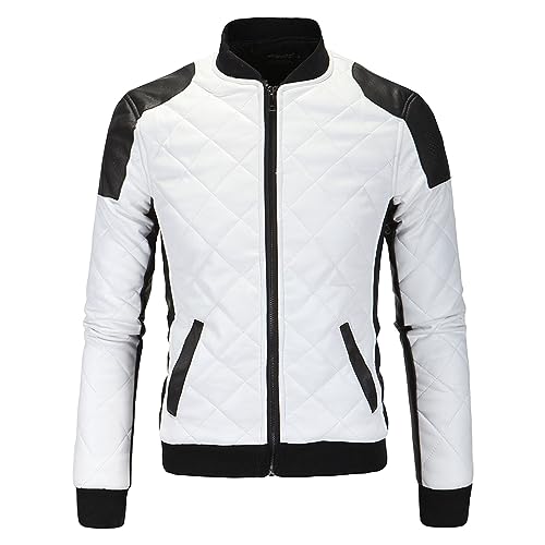Veste en cuir pour homme l'essence de l'esprit motard libre et audacieux