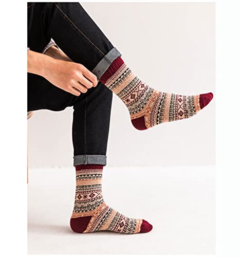 Image of Womens Wool Knit Winter Socks