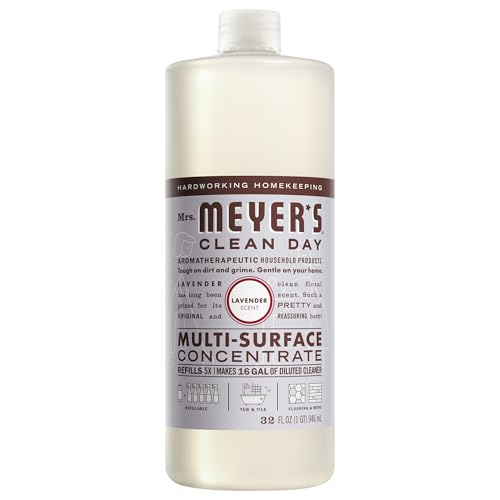 Image of MRS. MEYER'S CLEAN DAY Multi-Surface Cleaner Concentrate, Use to Clean Floors, Tile, Counters, Lavender, 32 fl. oz