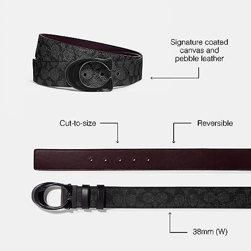 Coach Women's 38 Mm Cts Reversible Resin Inlay C Buckle Signature Belt3