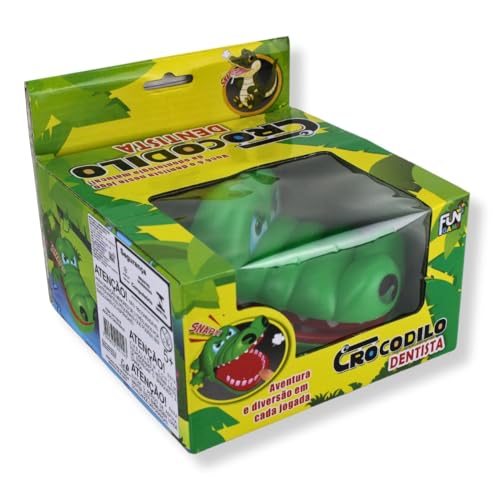 Jogo Crocodilo Morde Dedo Infantil De Mesa Brinquedo Jacaré Dentista Pegadinha Presente Para Criança