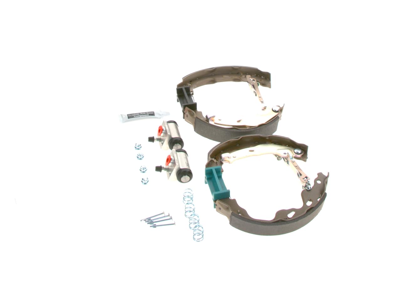 Bosch KS190 Kit Super Pro Kit de freno trasero de tambor 1 juego completo premontado | Compatible con: CITROËN C1, Peugeot 107, Toyota AYGO