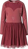 esprit kinderkleidung sale hat einen Regular Fit Esprit Girl\'s Kleid mit Meshrock, red, 128
